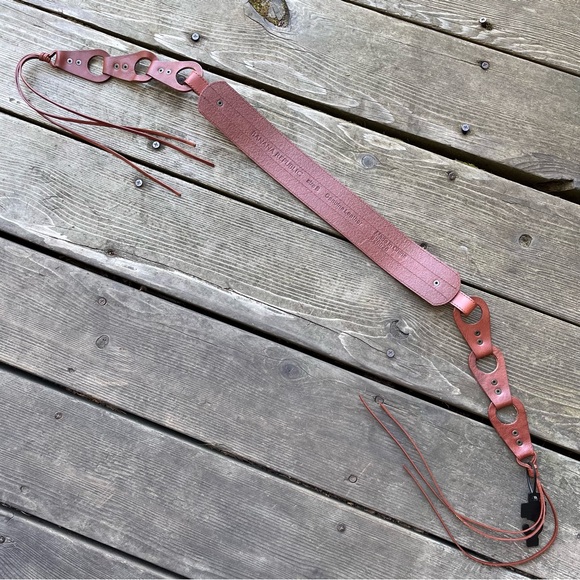 Banana Republic Brown Leather Tie Belt NWT Sz S - Picture 4 of 15